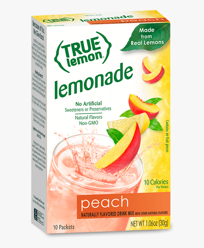 True Lemon Lemonade Nutrition, HD Png Download, Free Download