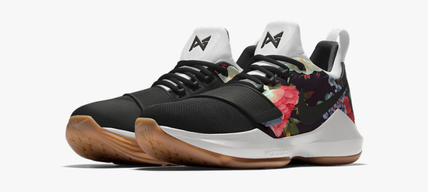 Nikeid Pg 1 Floral Print - Nike Pg 1 Floral, HD Png Download, Free Download