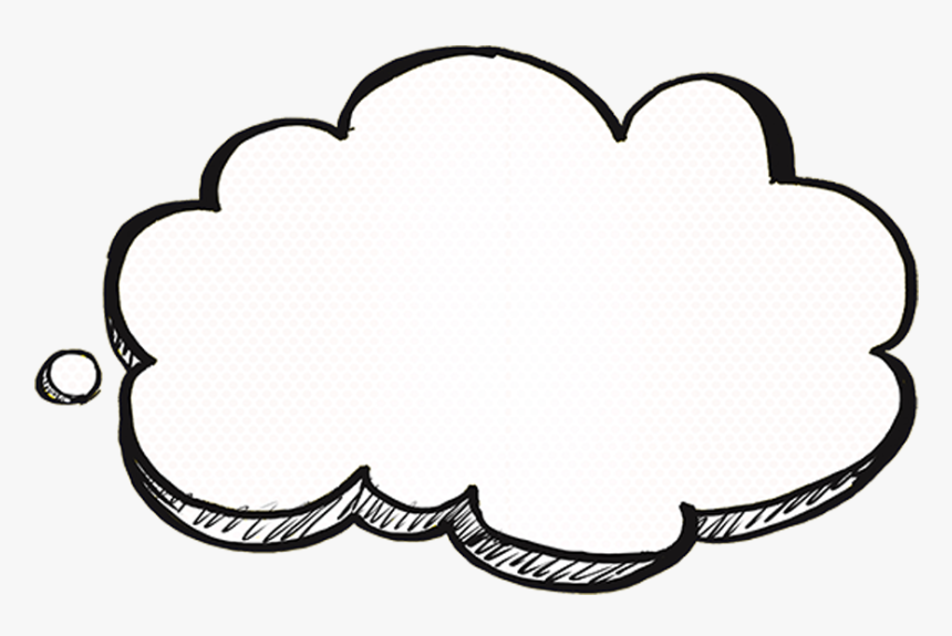 Drawing Clouds Cartoon - Thinking Cloud Cartoon Png, Transparent Png, Free Download