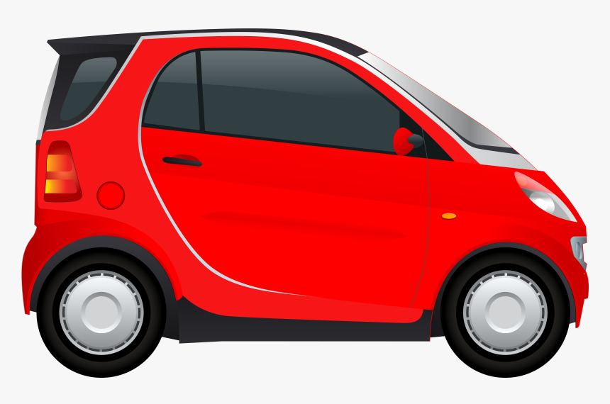 Red Mini Car Png Clipart - Car Sign Clipart Png, Transparent Png, Free Download