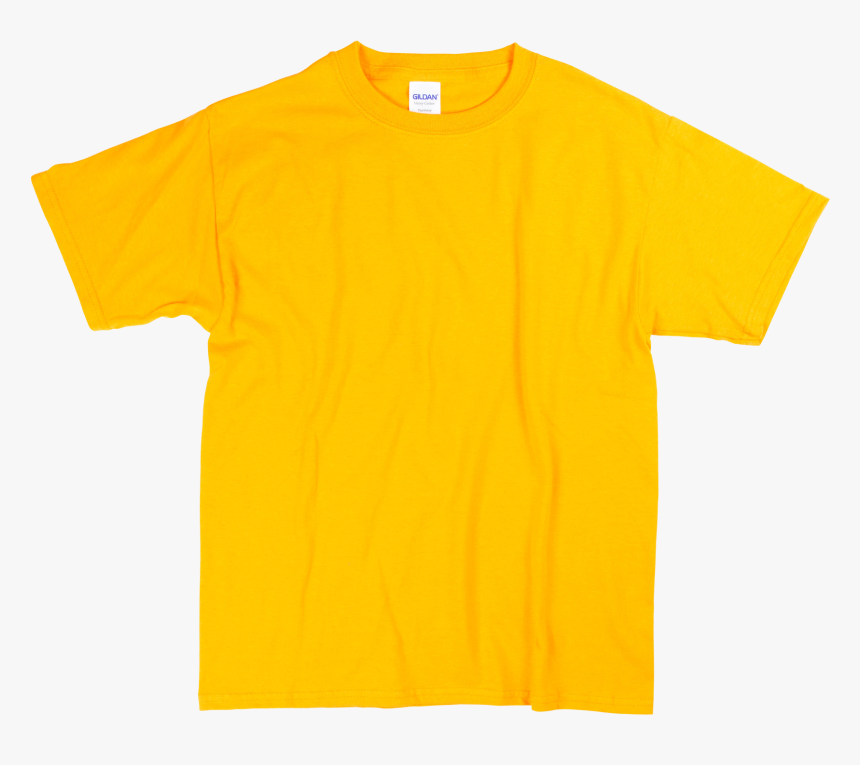 Yellow Gildan T Shirt Png, Transparent Png - kindpng