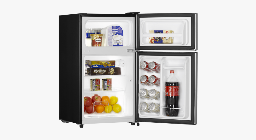 Hisense Rt33d6aae Mediagallery Openedfull2 - Hisense Double Door Mini Fridge, HD Png Download, Free Download