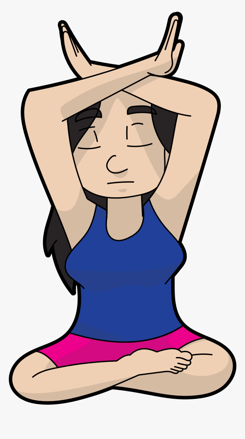 Yoga Cartoon Svg Hd Png Download Kindpng