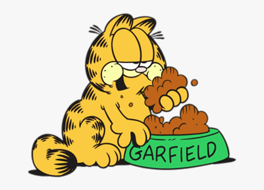 Garfield Eating, HD Png Download, Free Download