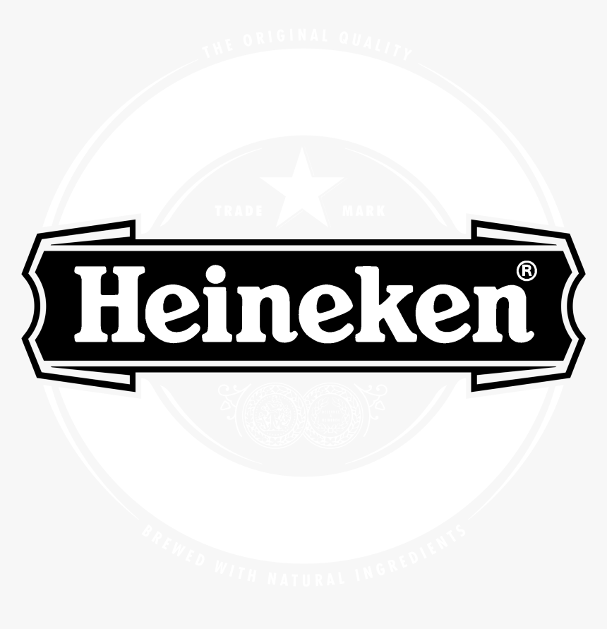 Heineken Logo Black And White - Heineken, HD Png Download, Free Download