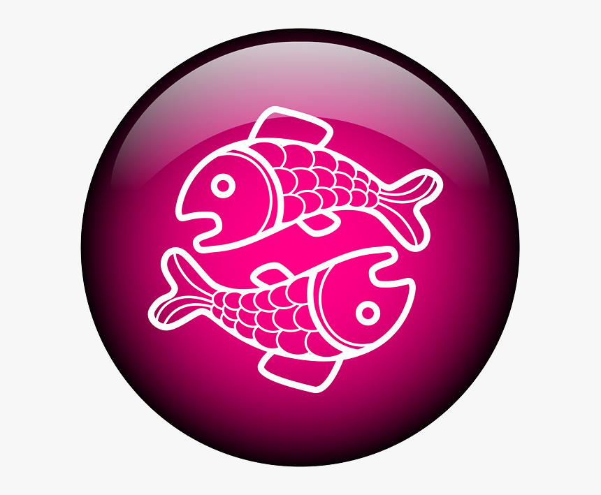 Pisces Png - Pink Pisces Symbol Png, Transparent Png, Free Download