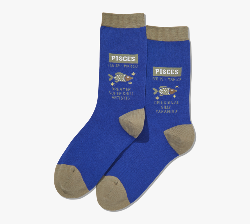 Women"s Pisces Zodiac Socks"
 Class="slick Lazy Image - Sock, HD Png Download, Free Download