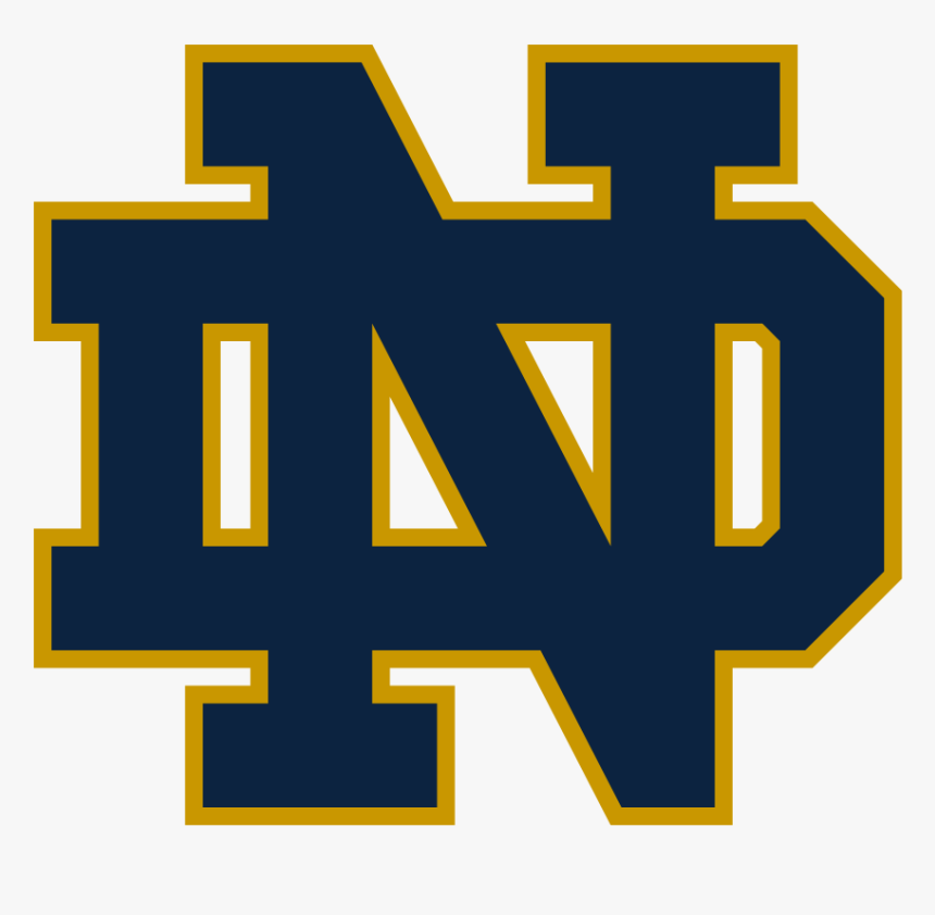 Notre Dame Logo, HD Png Download - kindpng