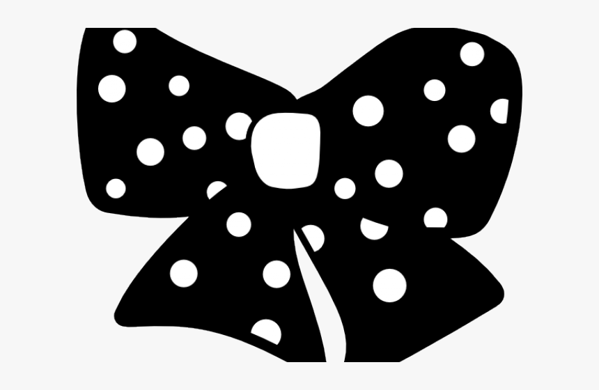 Polka Dot Clipart - Polka Dot Bow Clipart, HD Png Download - kindpng