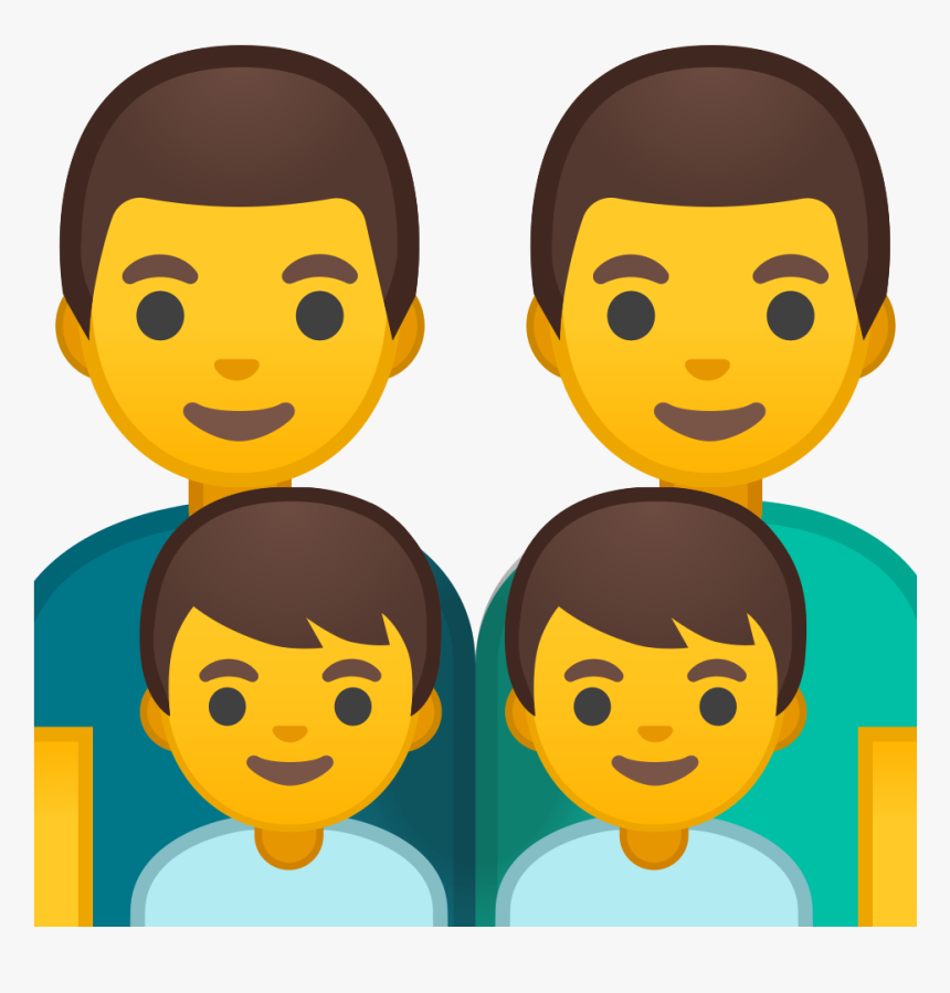 Family Man Man Boy Boy Icon - Emoji Family, HD Png Download, Free Download