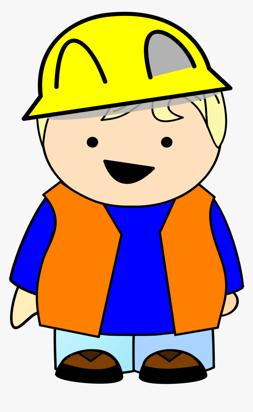 This Free Icons Png Design Of Construction Kid , Png - Niño Construccion Png, Transparent Png, Free Download