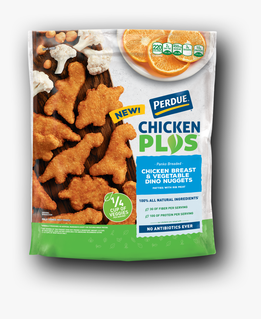 Perdue Chicken Plus Chicken Breast And Vegetable Dino - Perdue Chicken Nuggets With Veggies, HD Png Download, Free Download