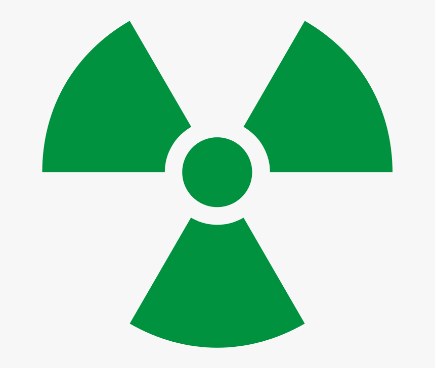 Green Radiation Symbol Transparent, HD Png Download, Free Download