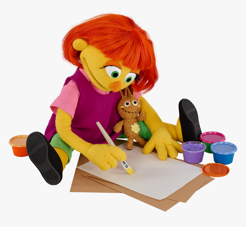 10 31 Sesame Street Julia - Sesame Street Julia Shirt, HD Png Download, Free Download