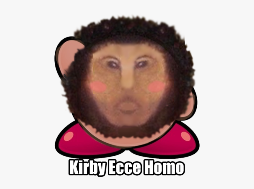 Kirby Ecce Homo Ecce Homo Hair Face Facial Hair Beard - Kirby Homo, HD Png Download, Free Download