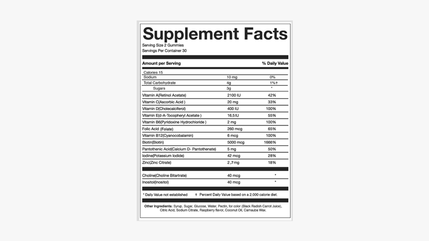 Supplement Facts - Paper, HD Png Download, Free Download