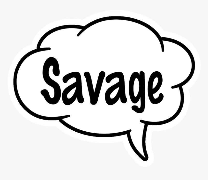 Drawing The Word Savage, HD Png Download, Free Download