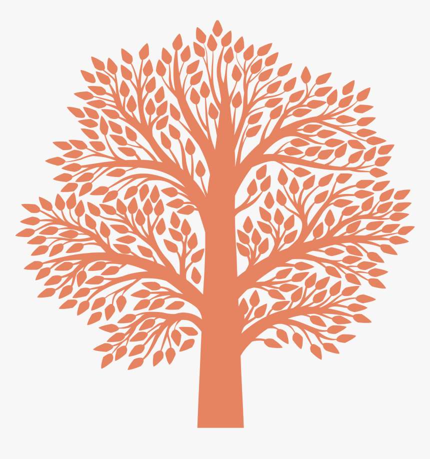 Large Orange Logo Tree - Eight Limbs Of Yoga, HD Png Download, Free Download