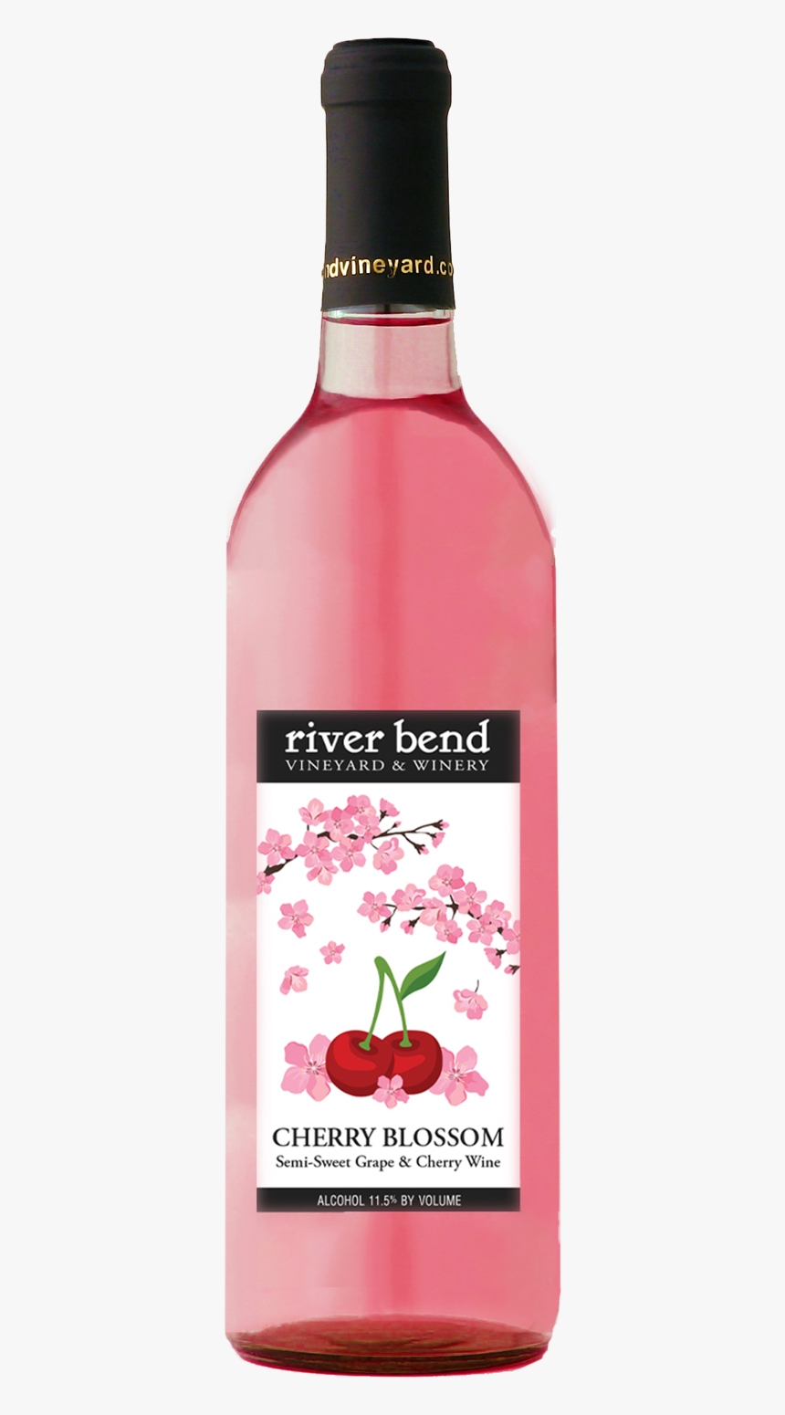 Cherry Blossom Online - Wine Bottle, HD Png Download, Free Download