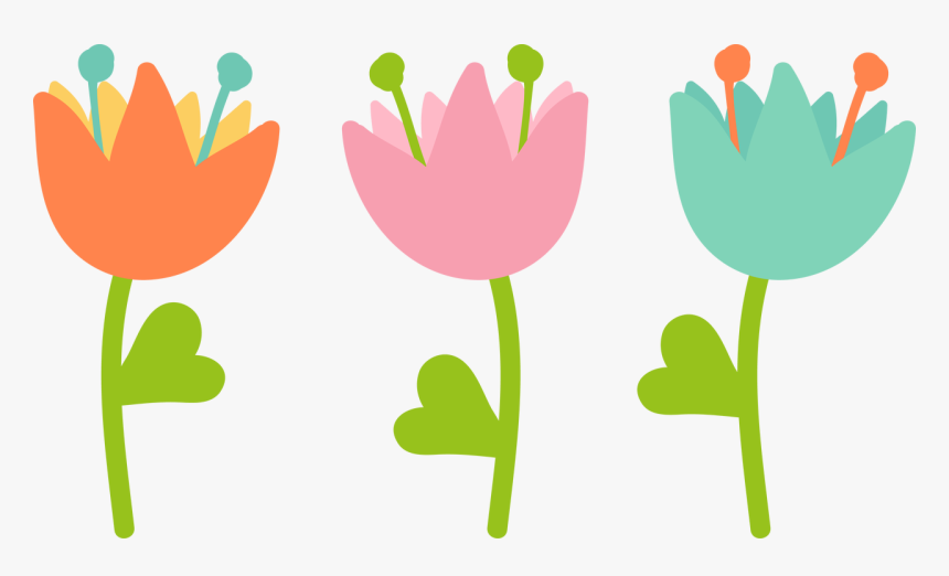 Three Tulips Svg Cut File Hd Png Download Kindpng