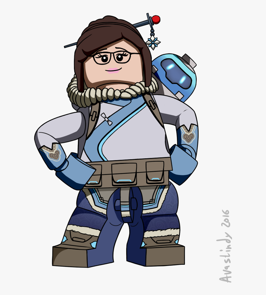 Overwatch Lego Dimensions Cartoon Fictional Character - Lego Overwatch Mei, HD Png Download, Free Download