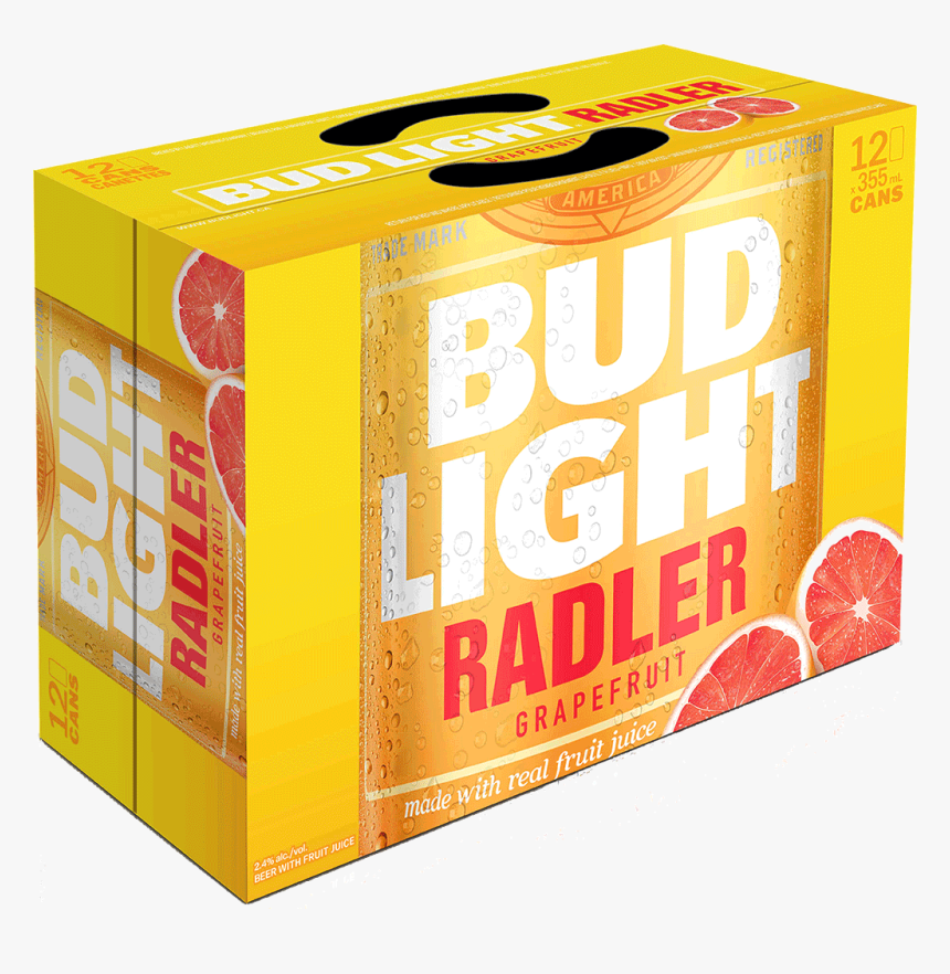 Bud Light Radler 12 X 355 Ml - Bud Light Radler 12 Cans, HD Png Download, Free Download