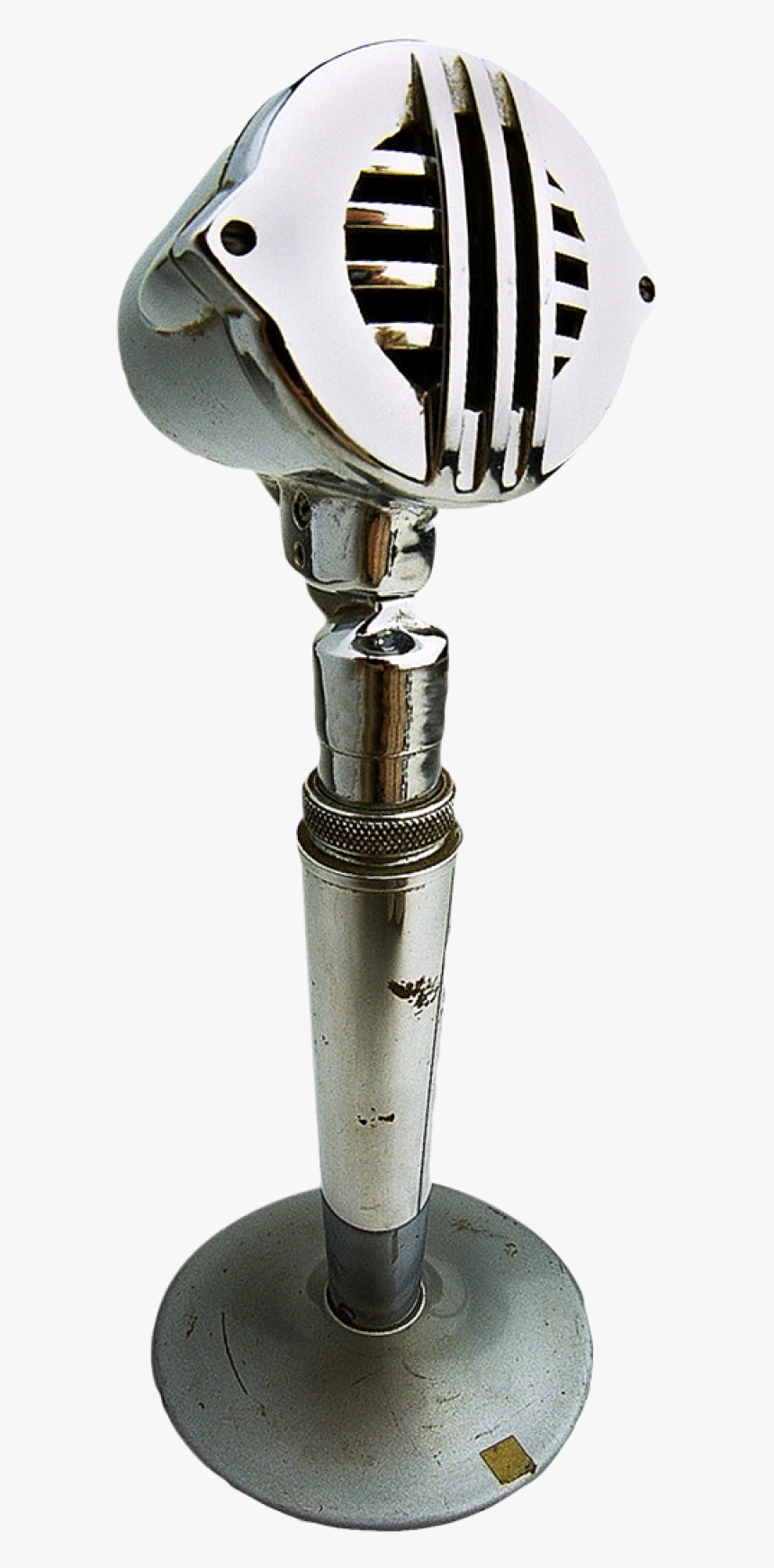 Retro Microphone On Stand Png Image - Portable Network Graphics, Transparent Png, Free Download