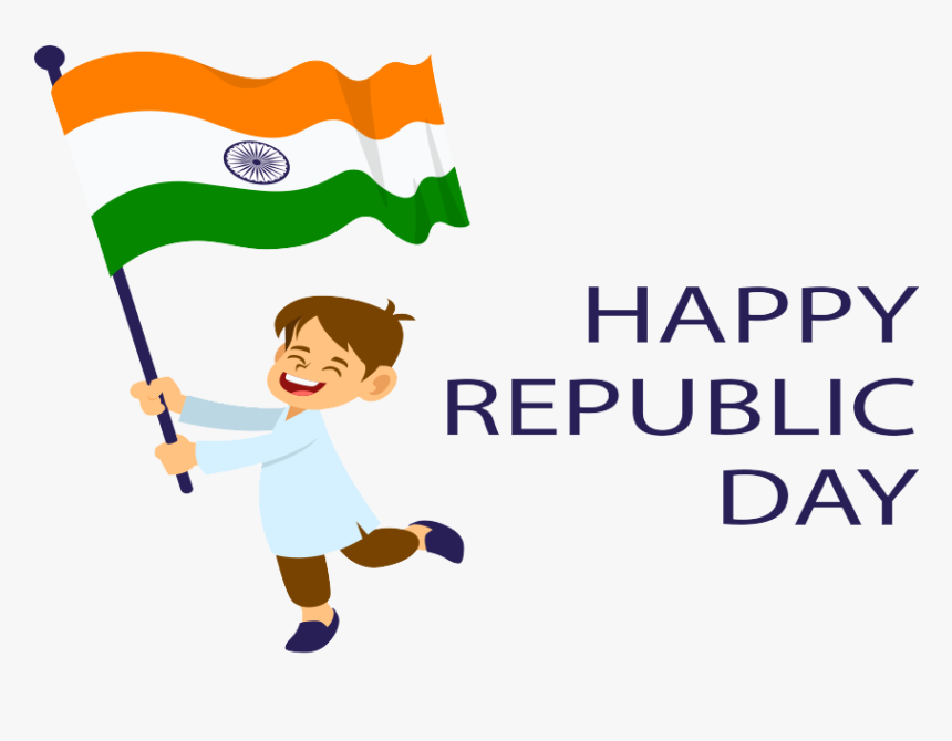 Happy Republic Day Png Image - Cartoon, Transparent Png, Free Download