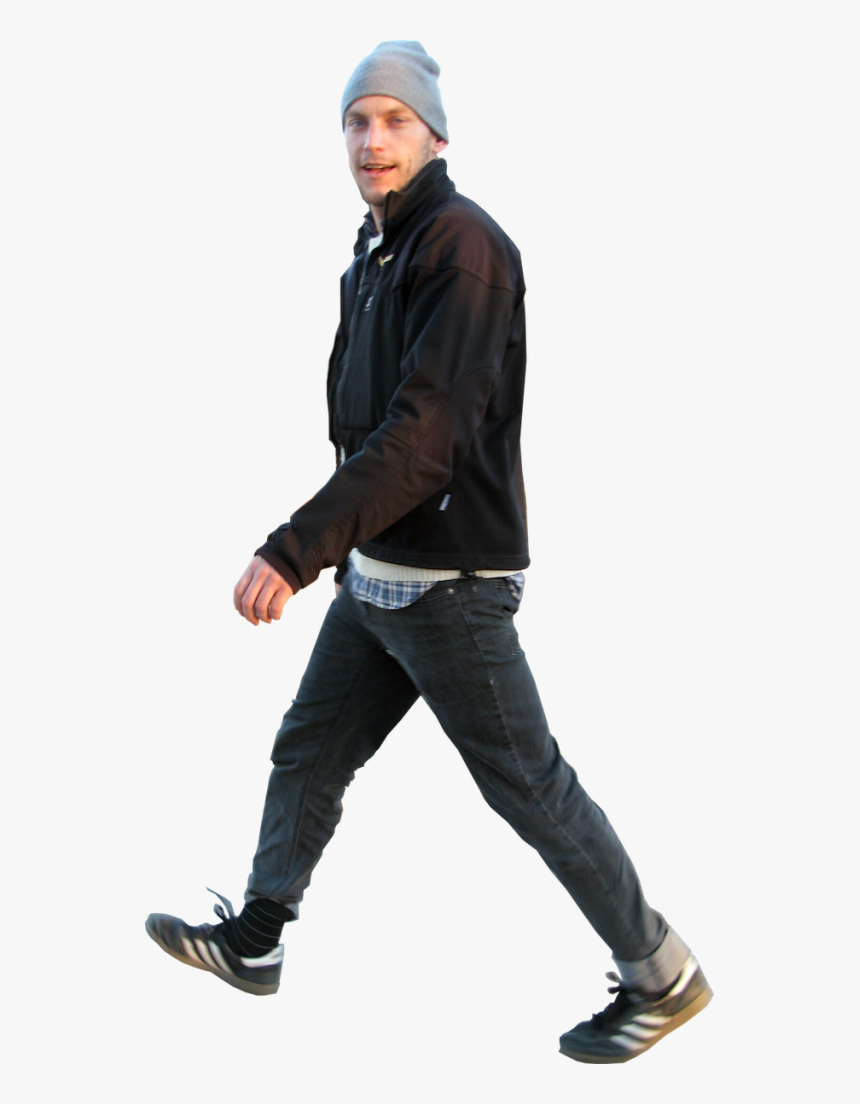 Person Walking Fast Photoshop, HD Png Download, Free Download