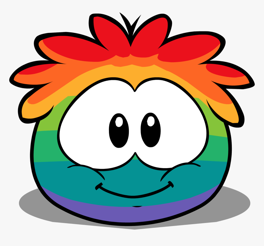 Club Penguin Puffles Rainbow, HD Png Download, Free Download