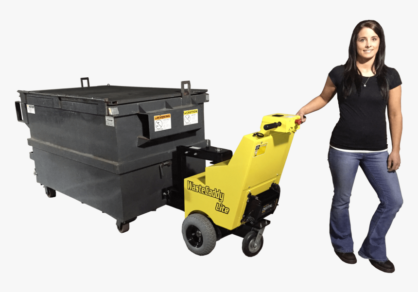 Kayla Pulling Dumpster - Jack To Move Dumpster, HD Png Download, Free Download