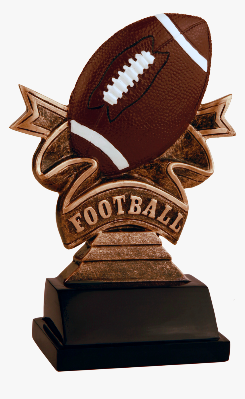 Football Ribbon Resin Award - Trophy, HD Png Download, Free Download