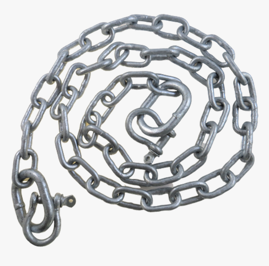 Us Galvanized Anchor Chain 1/4 - Chain, HD Png Download, Free Download