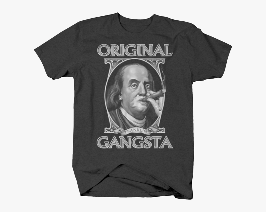 Picture 1 Of - Gangsta Benjamin Franklin, HD Png Download, Free Download