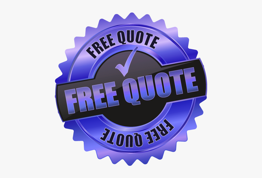 Free Quote Blue Transparent Background - Label, HD Png Download, Free Download