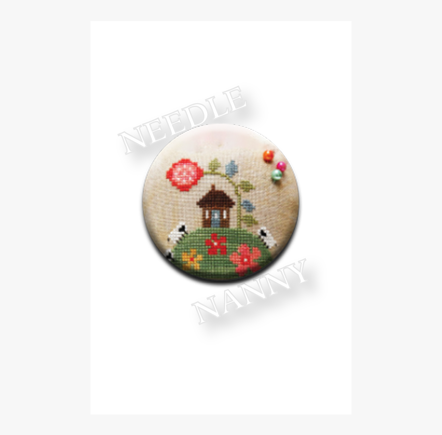 Flower On A Hill Needle Nanny By Heart In Hand Needleart - Cross-stitch, HD Png Download, Free Download