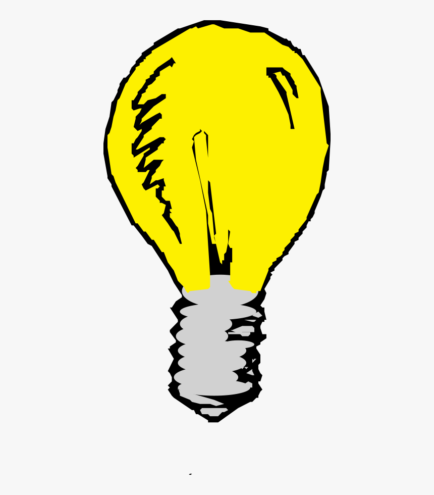 Light Bulb 2 Svg Clip Arts - Cartoon Light Bulb Thomas Edison, HD Png Download, Free Download