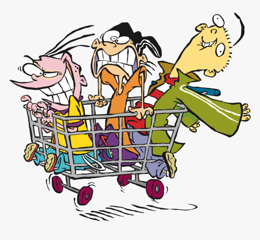 Ed, Edd N Eddy In Shopping Cart - Ed Edd N Eddy Shopping Cart, HD Png Download, Free Download