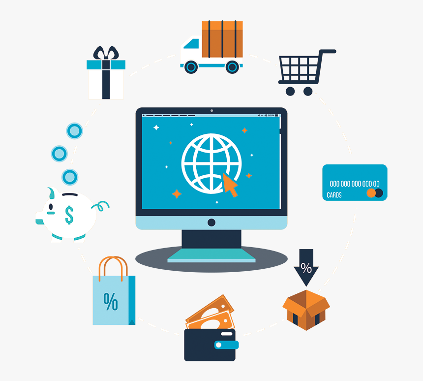 Ecommerce Graphic - E Commerce World Icon, HD Png Download, Free Download