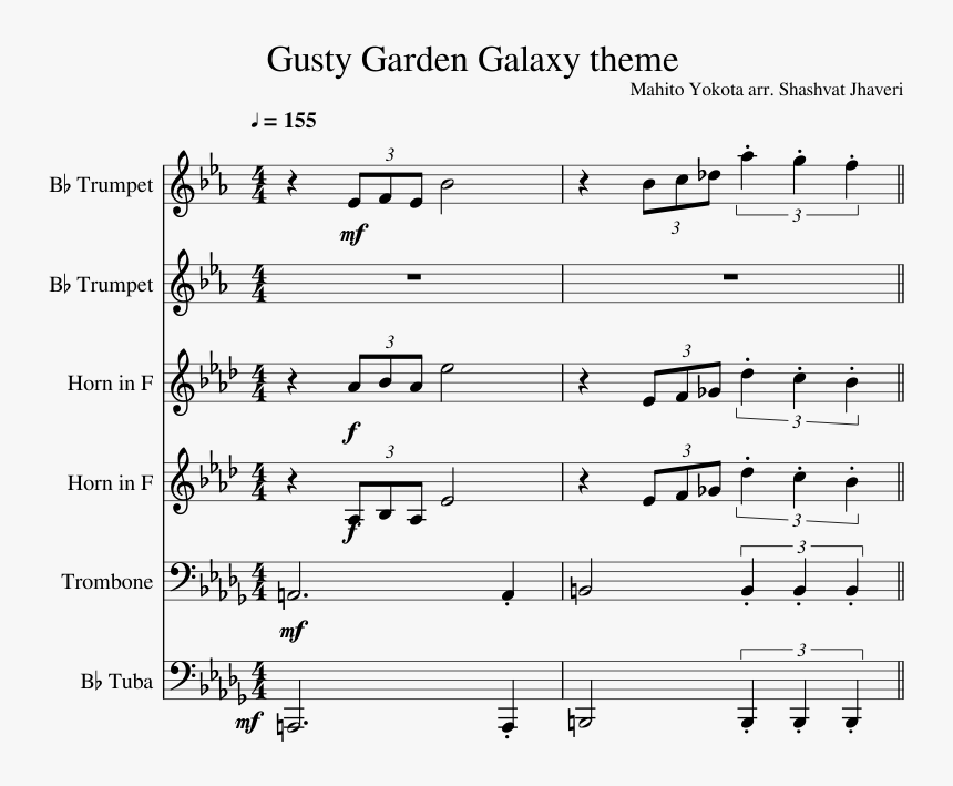 Gusty Garden Trumpet Music, HD Png Download, Free Download