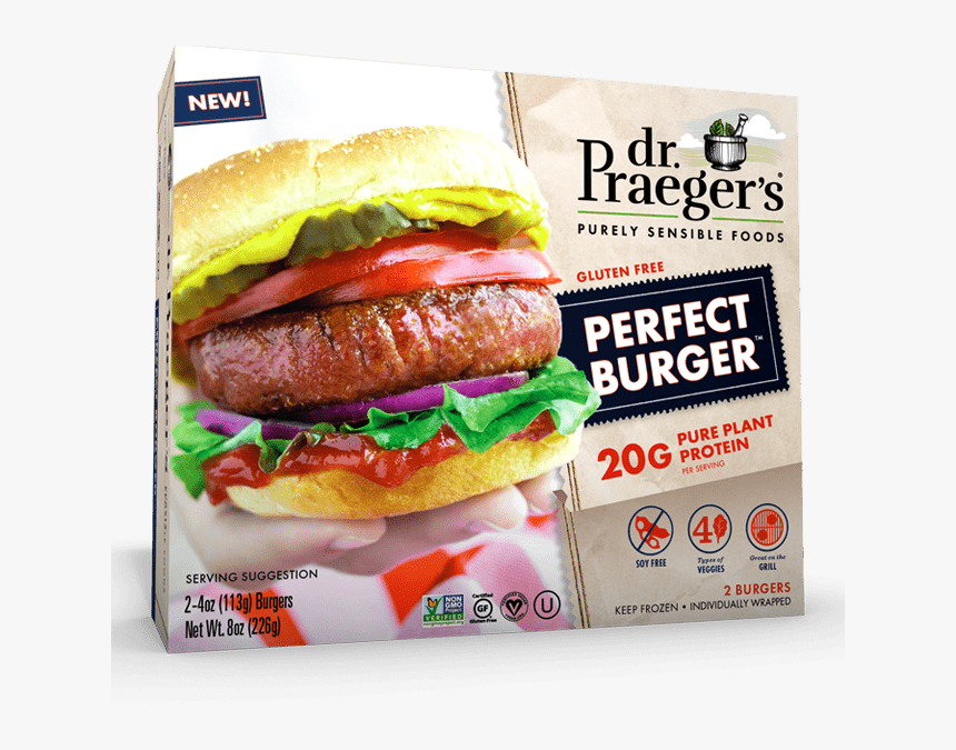 Praeger"s Perfect Burger Package - Dr Praeger Perfect Burger, HD Png Download, Free Download