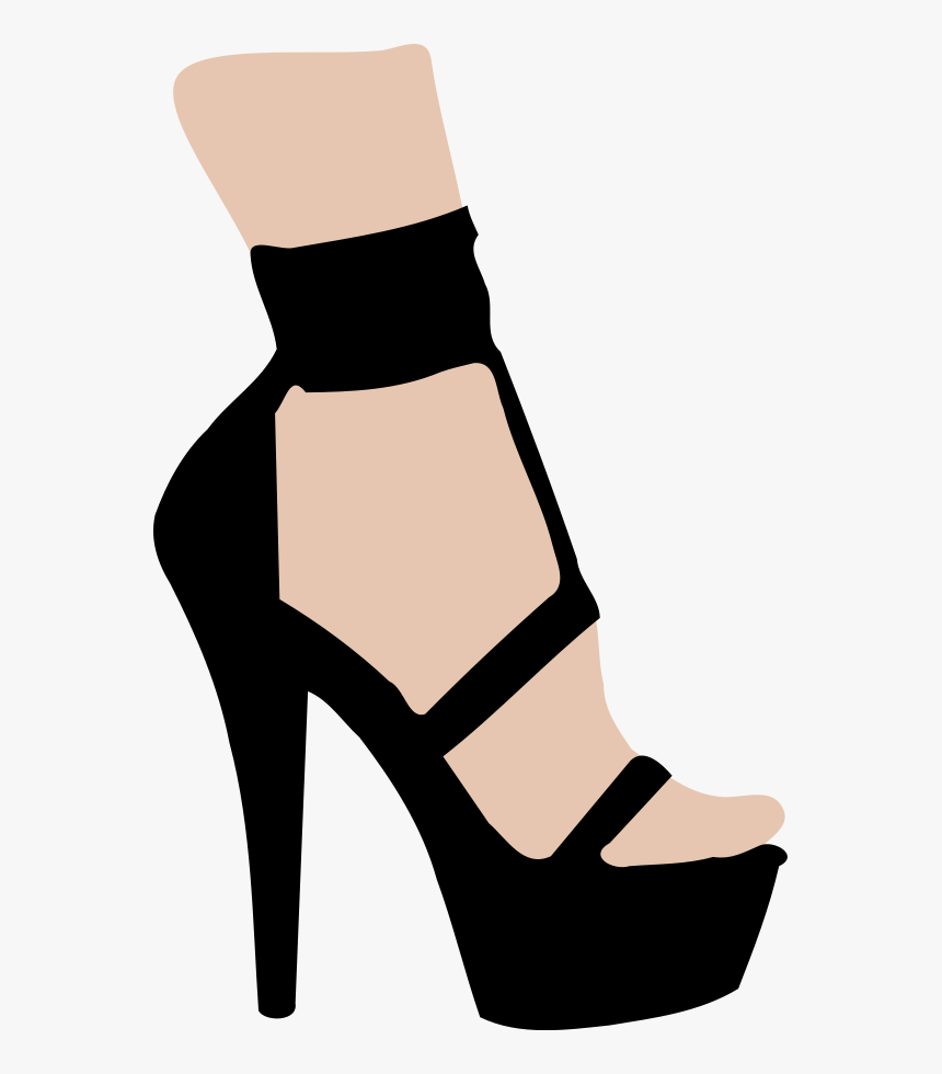 High Heels Black And White Clipart Images For Free Download - Pngtree