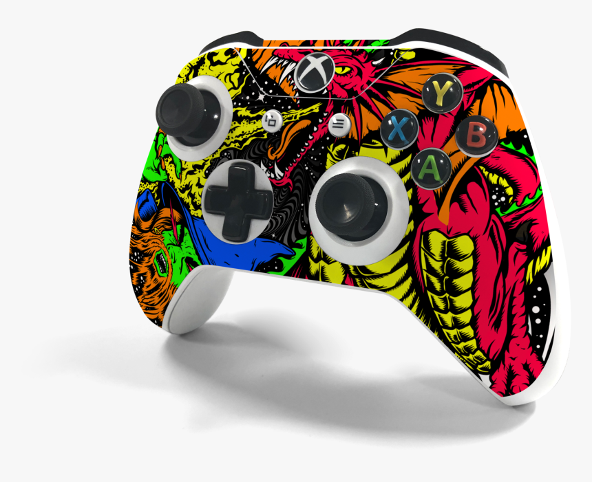 Xbox One S Controller Wizard Camo Decal Kit"
 Class="lazyload - Game Controller, HD Png Download, Free Download