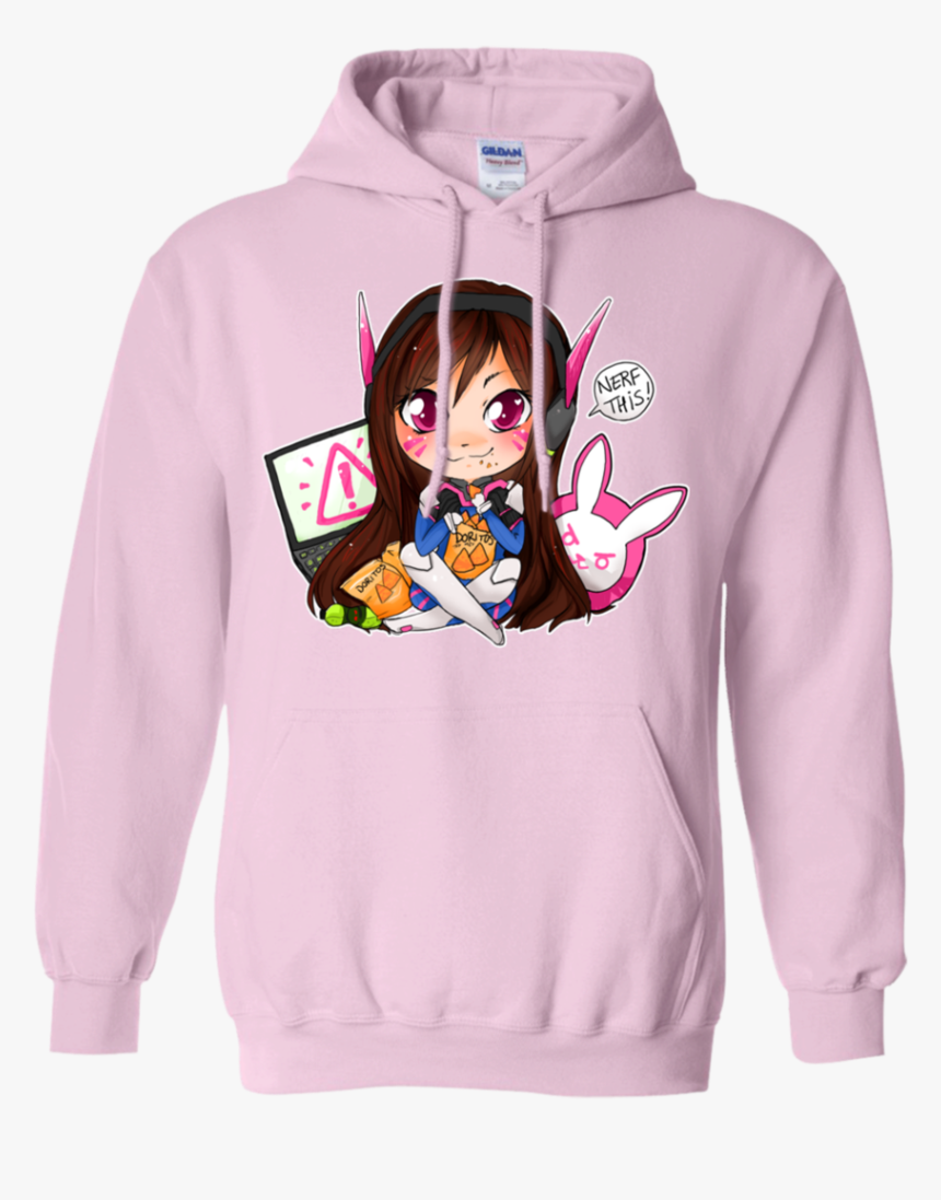 Dva Chibi Overwatch T Shirt & Hoodie - T-shirt, HD Png Download, Free Download