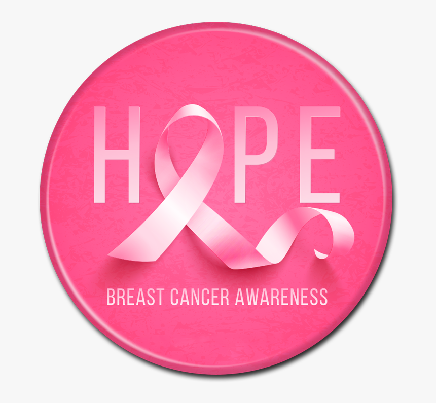 Beat Cancer Button - Breast Cancer Mural, HD Png Download - kindpng