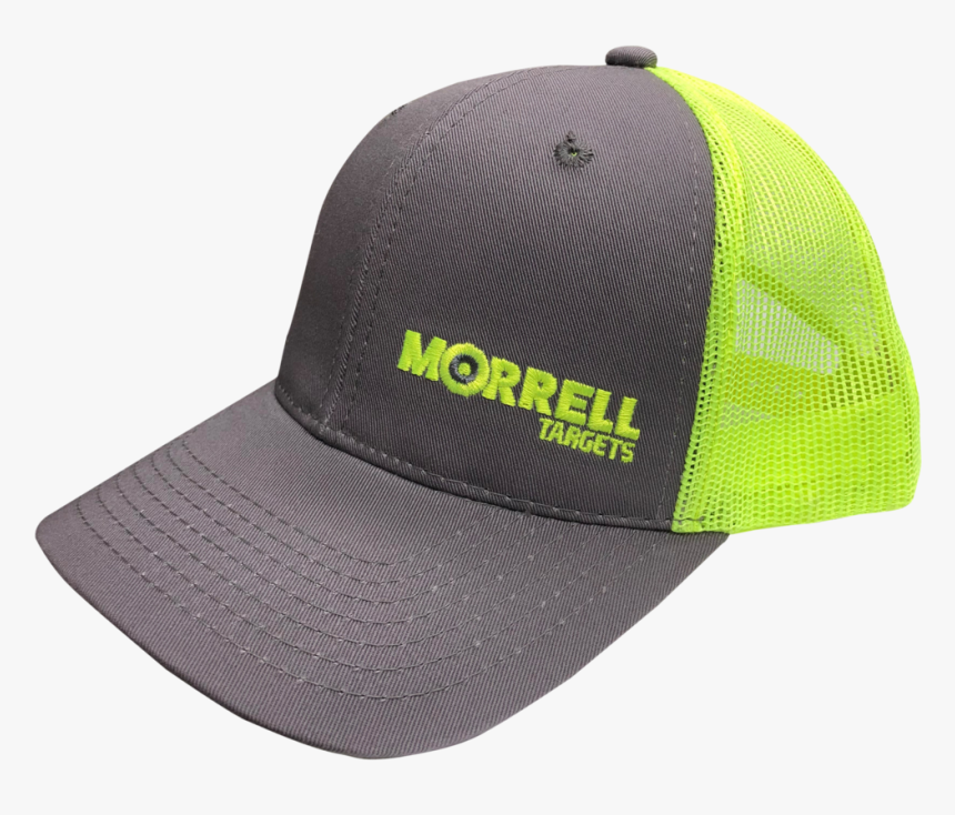 Morrell Targets Grey And Neon Structured Hat - Baseball Cap, HD Png Download, Free Download