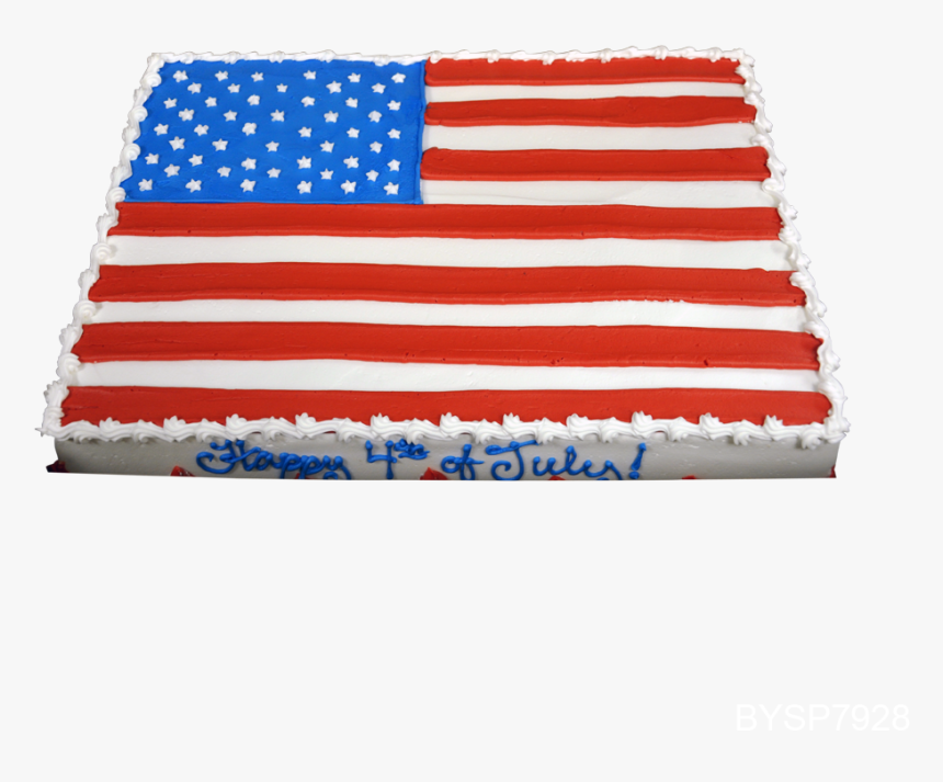 Flag Sheet Cake - Cake Sheet Cake Patriotic, HD Png Download, Free Download