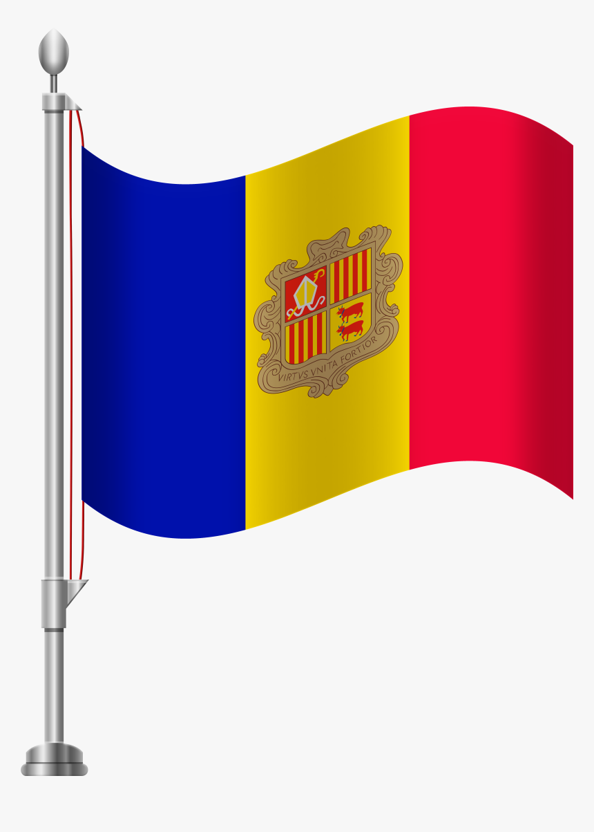 Andorra Flag Png Clip Art , Transparent Cartoons - Andorra Flag Transparent Background, Png Download, Free Download