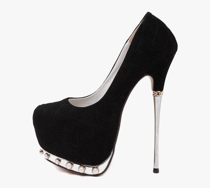 Heels Png High-quality Image - Platform Stiletto Pumps Black, Transparent Png, Free Download