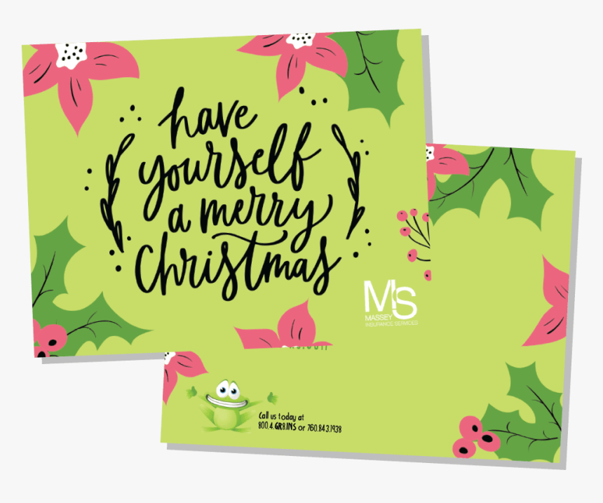 Merry Christmas Cards - Illustration, HD Png Download, Free Download